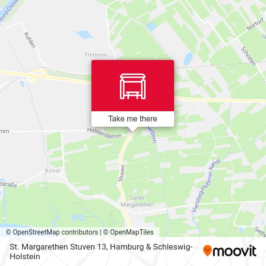 St. Margarethen Stuven 13 map