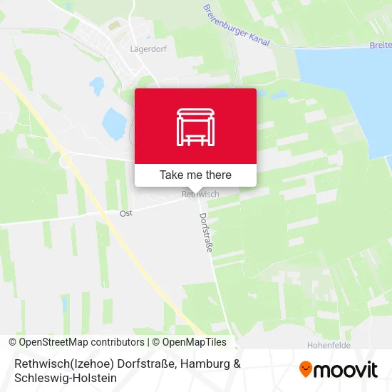 Карта Rethwisch(Izehoe) Dorfstraße