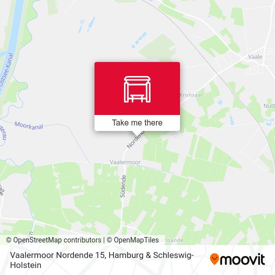 Vaalermoor Nordende 15 map