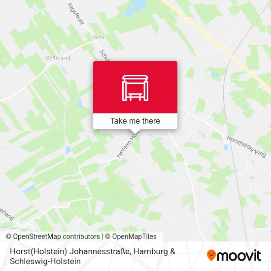 Карта Horst(Holstein) Johannesstraße