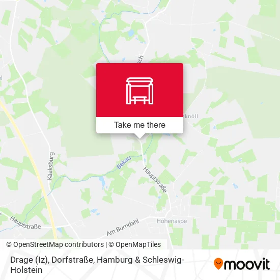 Карта Drage (Iz), Dorfstraße