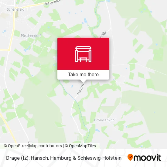 Карта Drage (Iz), Hansch