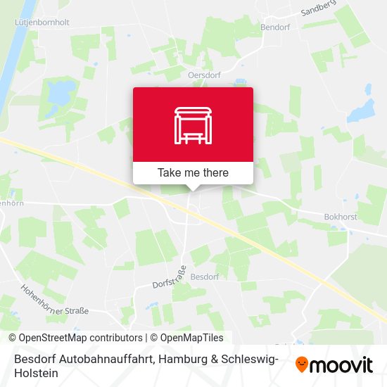 Besdorf Autobahnauffahrt map