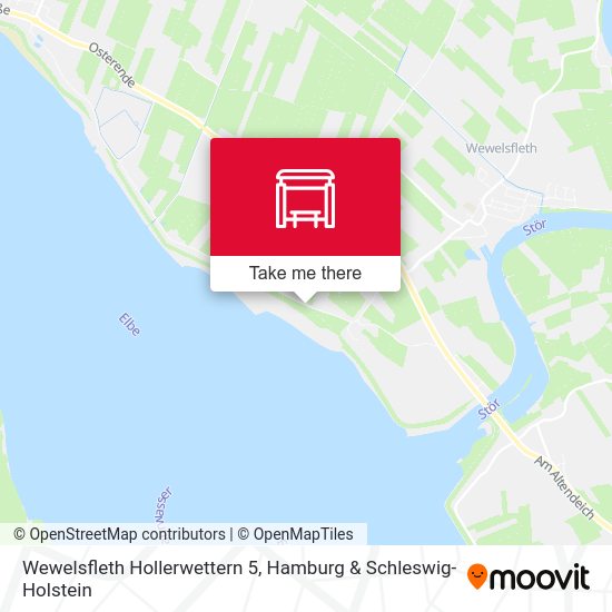 Wewelsfleth Hollerwettern 5 map
