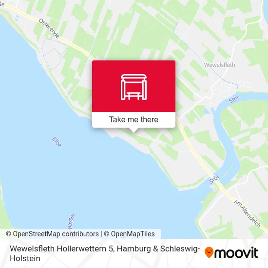 Карта Wewelsfleth Hollerwettern 5
