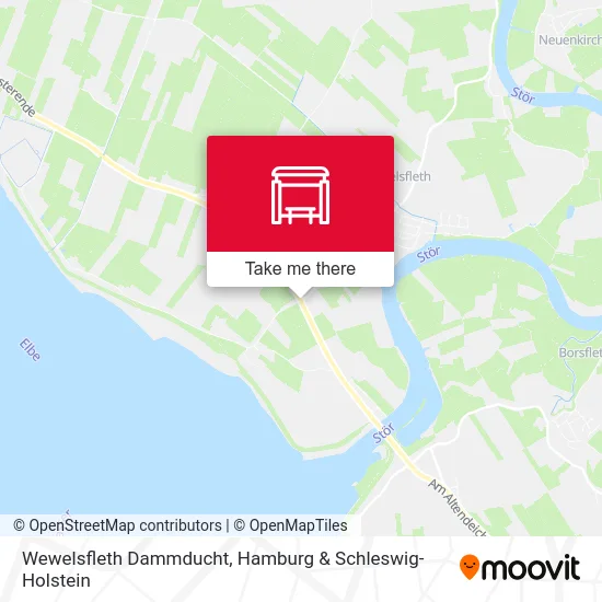 Карта Wewelsfleth Dammducht