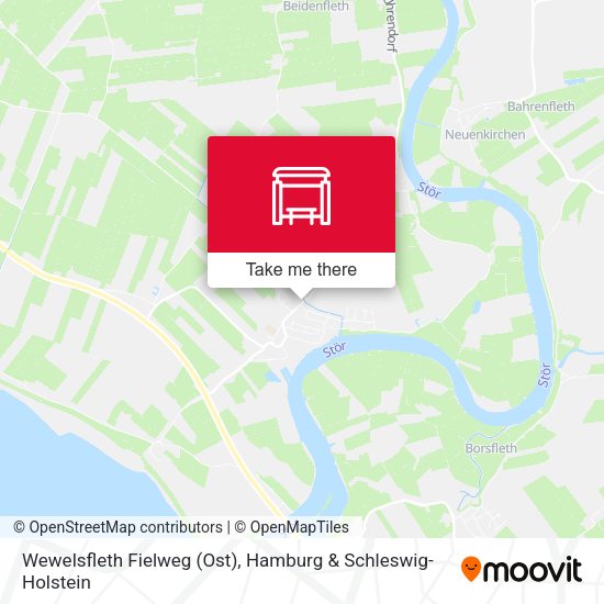 Wewelsfleth Fielweg (Ost) map