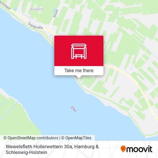 Wewelsfleth Hollerwettern 30a map