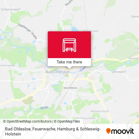Карта Bad Oldesloe, Feuerwache