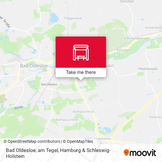 Карта Bad Oldesloe, am Tegel