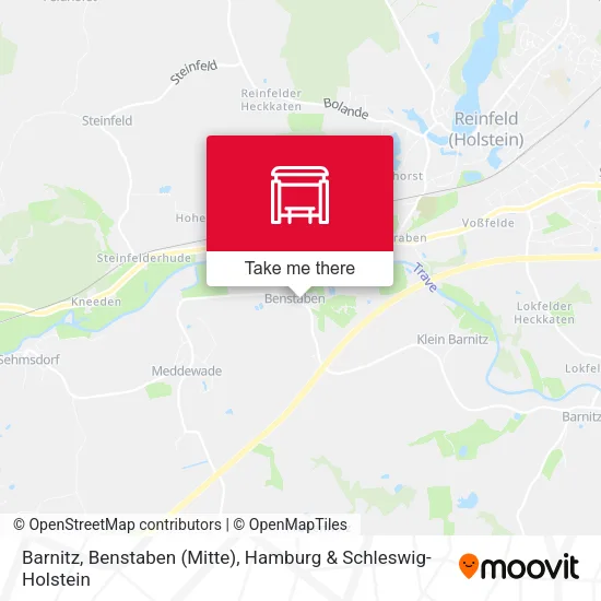Карта Barnitz, Benstaben (Mitte)