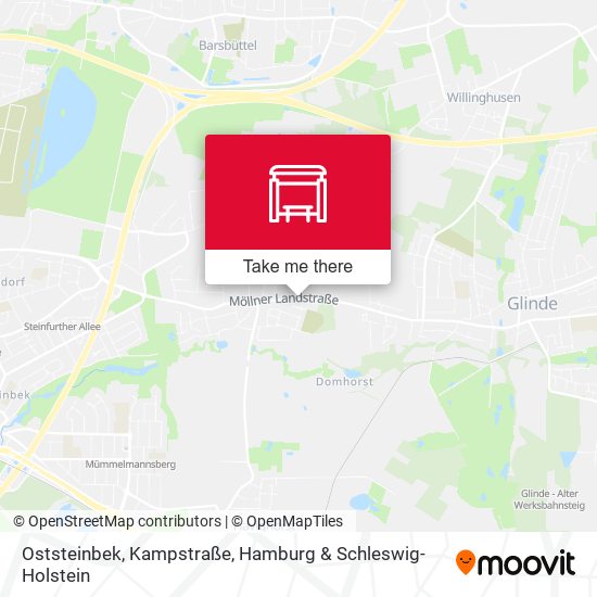 Oststeinbek, Kampstraße map