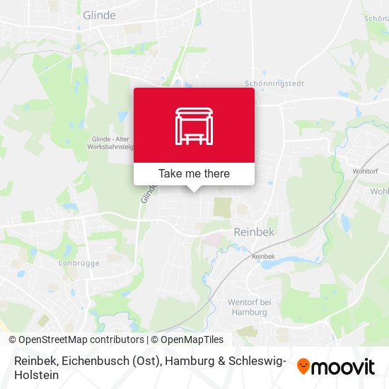 Reinbek, Eichenbusch (Ost) map