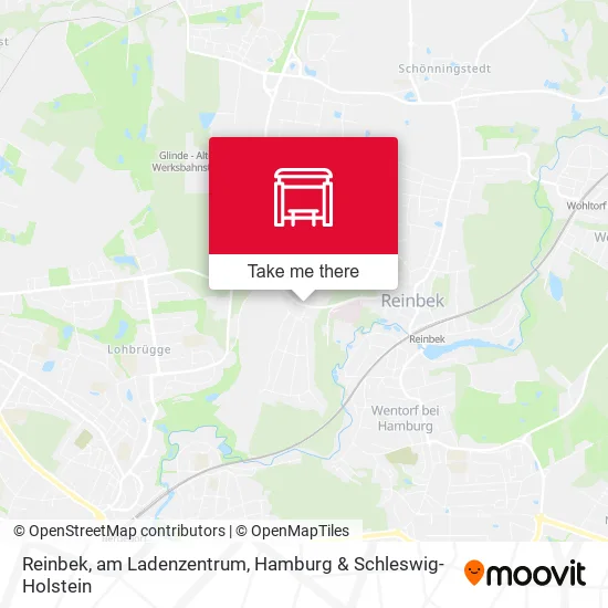 Карта Reinbek, am Ladenzentrum