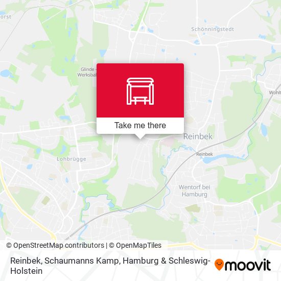 Reinbek, Schaumanns Kamp map