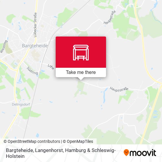 Bargteheide, Langenhorst map