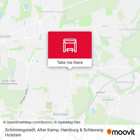 Schönningstedt, Alter Kamp map