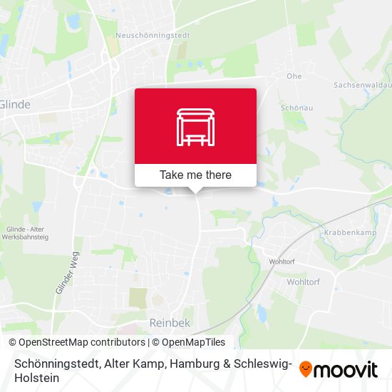 Schönningstedt, Alter Kamp map