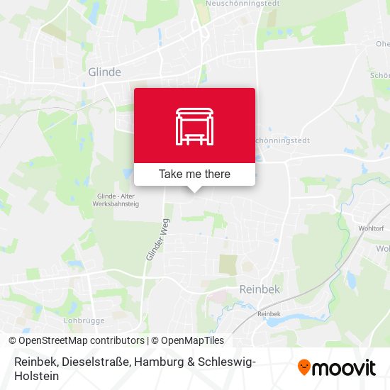 Reinbek, Dieselstraße map