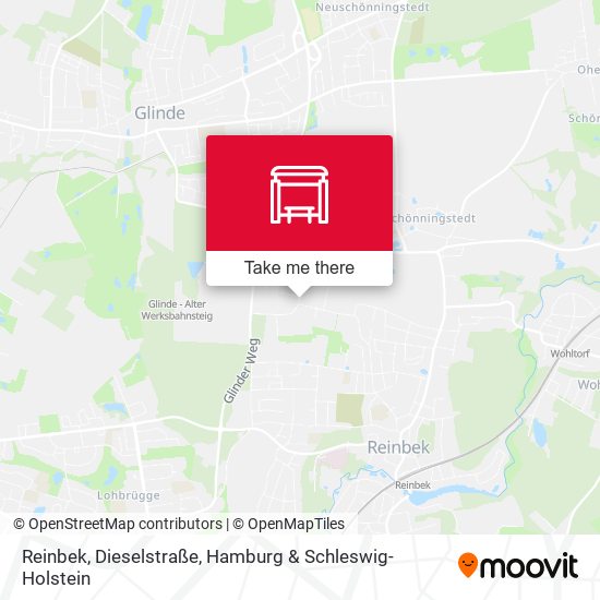 Reinbek, Dieselstraße map