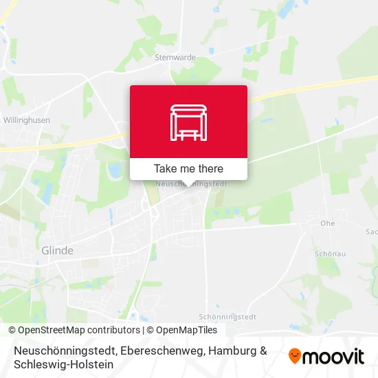 Карта Neuschönningstedt, Ebereschenweg