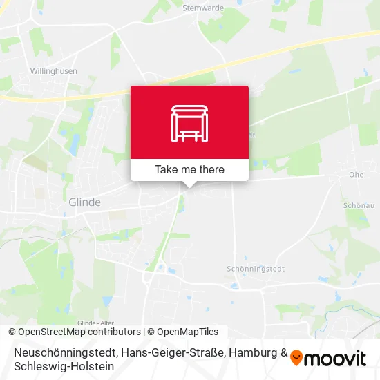 Карта Neuschönningstedt, Hans-Geiger-Straße