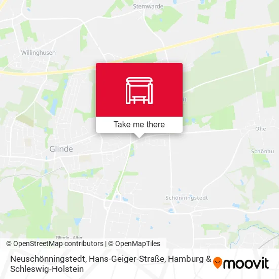 Карта Neuschönningstedt, Hans-Geiger-Straße