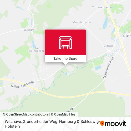 Witzhave, Granderheider Weg map