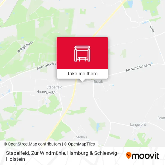 Карта Stapelfeld, Zur Windmühle