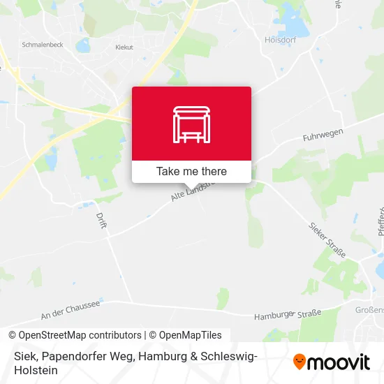 Карта Siek, Papendorfer Weg