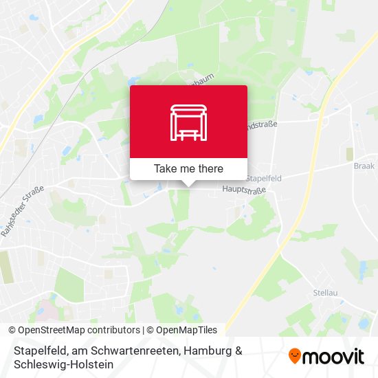 Stapelfeld, am Schwartenreeten map
