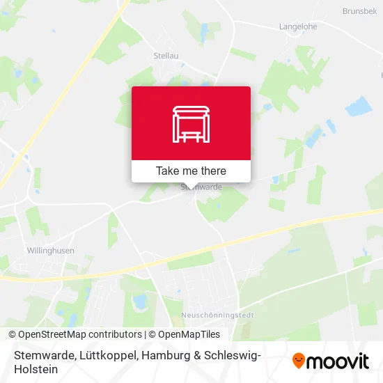 Карта Stemwarde, Lüttkoppel