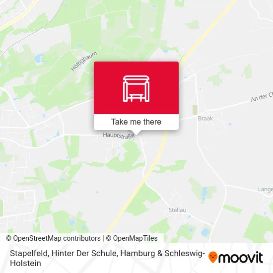 Карта Stapelfeld, Hinter Der Schule