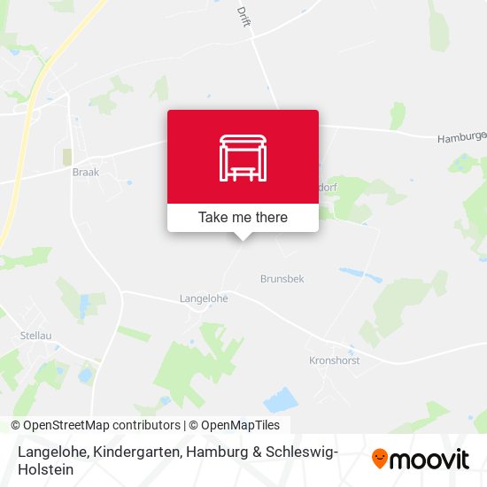 Langelohe, Kindergarten map