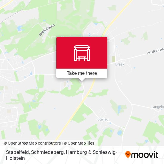 Stapelfeld, Schmiedeberg map