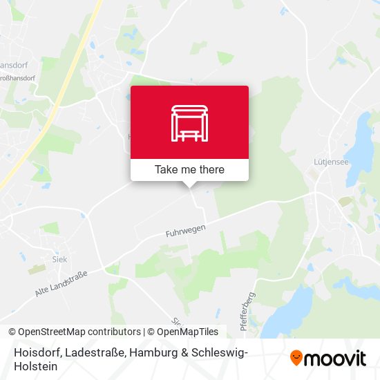 Hoisdorf, Ladestraße map