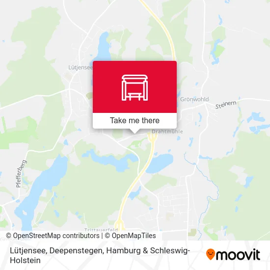 Карта Lütjensee, Deepenstegen