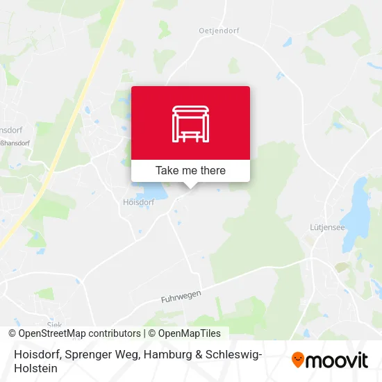 Карта Hoisdorf, Sprenger Weg