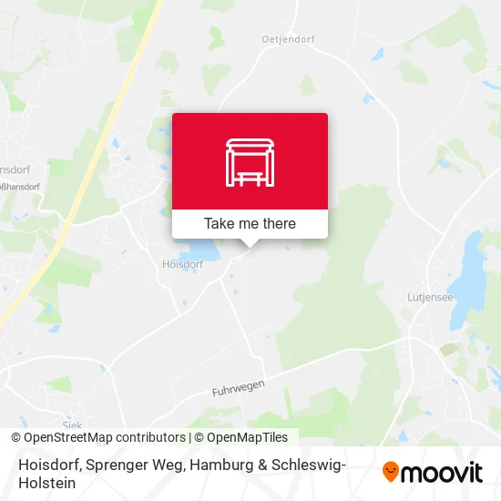 Карта Hoisdorf, Sprenger Weg