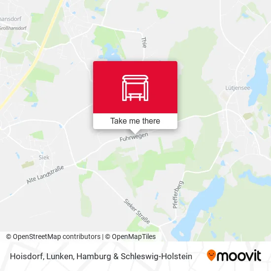 Карта Hoisdorf, Lunken