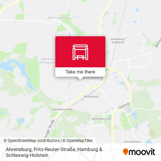 Ahrensburg, Fritz-Reuter-Straße map