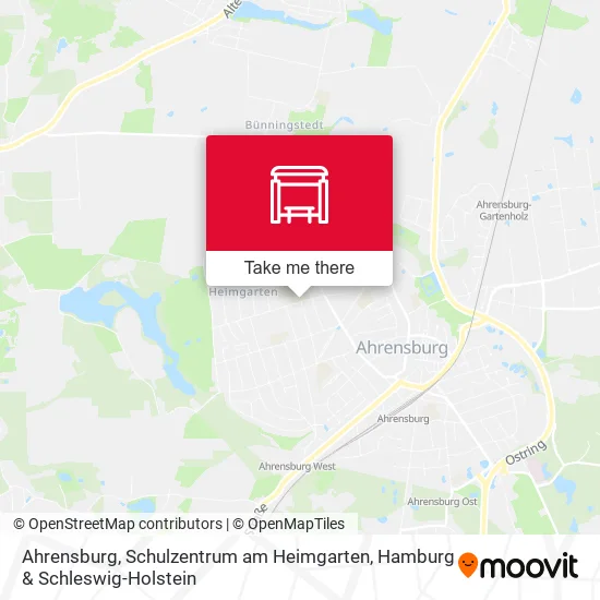 Карта Ahrensburg, Schulzentrum am Heimgarten