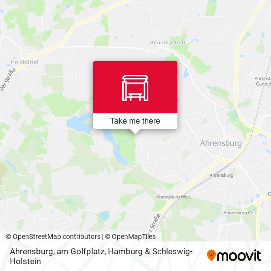 Ahrensburg, am Golfplatz map