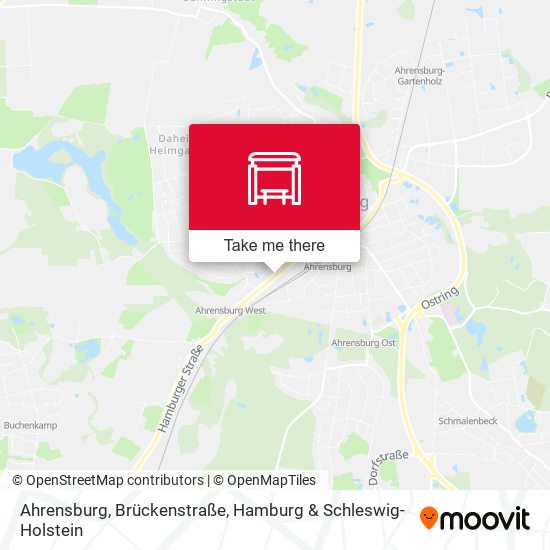 Ahrensburg, Brückenstraße map
