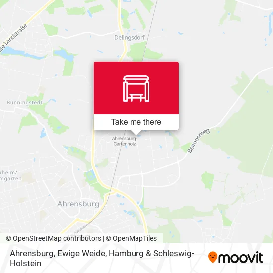 Карта Ahrensburg, Ewige Weide