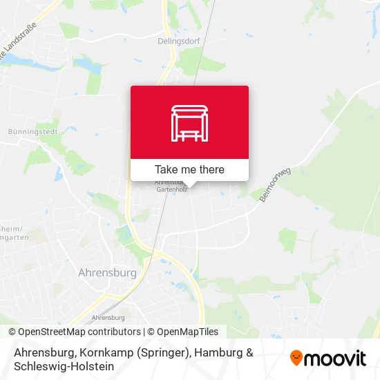 Карта Ahrensburg, Kornkamp (Springer)