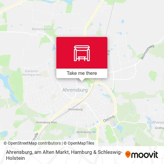 Карта Ahrensburg, am Alten Markt