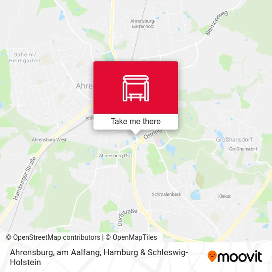 Карта Ahrensburg, am Aalfang