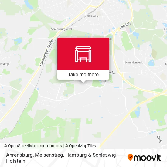 Карта Ahrensburg, Meisenstieg