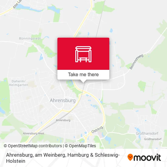 Карта Ahrensburg, am Weinberg